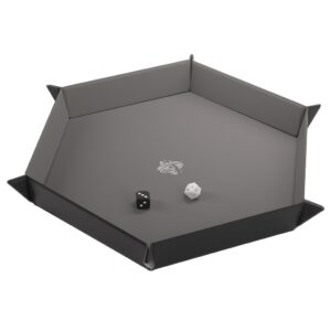 Tapete Dados Gamegenic Hexagonal Magnetico Gris