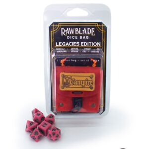Bolsa Dados + Set Dados Rawblade Vampire