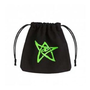 Bolsa de dados Q Workshop Cthulhu Black Green