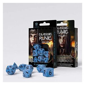 QW caja dados runic Helado y Negro