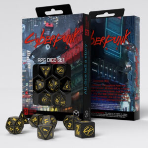Set Dados Cyberpunk Wet Work