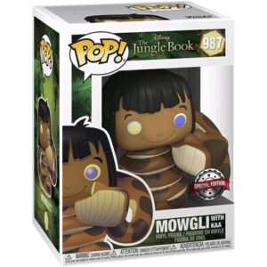 Funko Pop! Jungle Book Mowgli with Kaa Exc